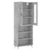 vidaXL Skříň highboard betonově šedá 69,5x34x180 cm kompozitní dřevo