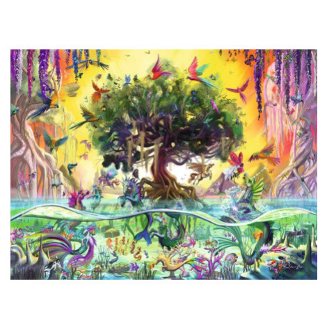 RAVENSBURGER Puzzle Jednorožec z jezera a jeho přátelé 1500 dílků 160908