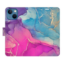 iSaprio flip pouzdro Colour Marble 02 pro iPhone 13 mini