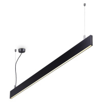 LED Závěsné lineární svítidlo Ideal Lux Linus SP BK 241975 34W 1950lm IP20 3000K 120cm černé