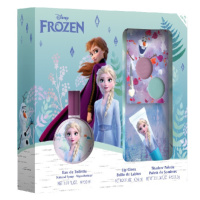 Disney Frozen II Toaletní voda 30 ml s očními stíny a leskem na rty dárkový set