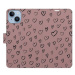 iSaprio Flip pouzdro Heart Dark 02 pro iPhone 14