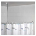 Držák na strop pro sprchový závěs ve stříbrné barvě 57 cm – Wenko