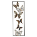 Kovová nástěnná dekorace Mauro Ferretti Butterflies, délka
