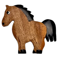 2Kids Toys Dřevěná magnetka velká Kůň