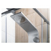 AQUALINE TUSA sprchový panel, výška 1400, stříbrná SL680