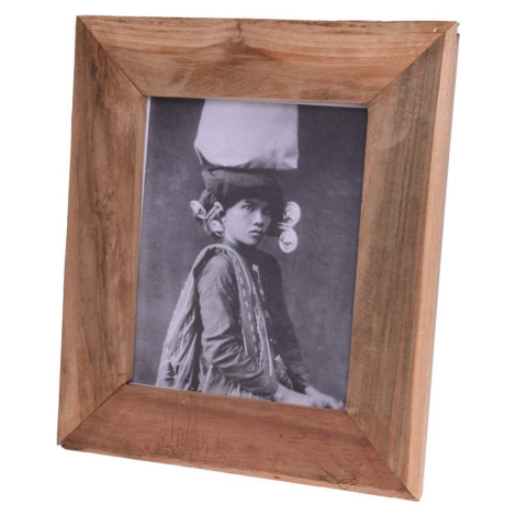 HOMESTYLING Fotorámeček z teakového dřeva 37 x 32,5 cm KO-J11800020