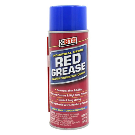 Mazivo penetrační červené sprej 326g - s obsahem hliníku BTS