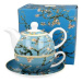 Šálek a čajová konvice porcelánová ALMOND BLOSSOM 250+400ml