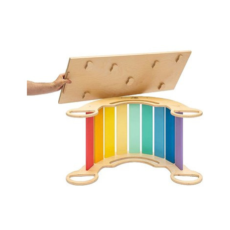 BusyKids Montessori houpačka 5in1 s prknem BRIGHT