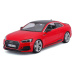 Burago audi rs 5 coupé 1:24 červené