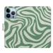 iSaprio Flip pouzdro Zebra Green 02 pro iPhone 13 Pro