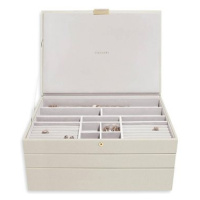 Stackers Šperkovnice 3 v 1 Oatmeal Supersize Jewellery Box krémová