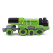 Bigjigs Rail Elektrická lokomotiva Flying Scotsman zelená