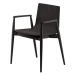 PEDRALI - Židle s područkami MALMÖ 395 DS - černá