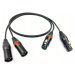 Cordial CMK422 Kabel 2 Xlr na 2 Xlr Neutrik 5m