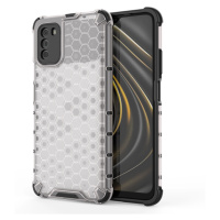 Honeycomb pouzdro pancéřový kryt s gelovým rámečkem Xiaomi Poco M3 transparentní