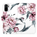 iSaprio flip pouzdro Pink Flowers pro Xiaomi Redmi Note 10 / Note 10S