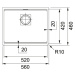 Franke KNG 110-52  Fragranit Kašmír  dřez Kubus 2 125.0671.878