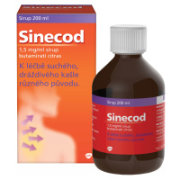 SINECOD 1,5mg/ml, sirup proti suchému kašli 200 ml