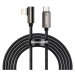 Kabel Cable USB-C to Lightning Baseus Legend Series, PD, 20W, 2m (black) (6953156207486)