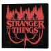 Obraz na plátně Stranger Things - Logo Flip, 2 cm - 40×40 cm