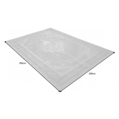 LuxD Designový koberec Rex 350 x 240 cm světle šedý