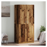 vidaXL Šatní skříň old wood 90 x 52 x 200 cm kompozitní dřevo