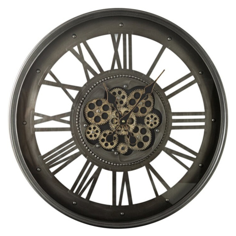 ArtFir Dekorativní hodiny 64 | šedá 60 cm