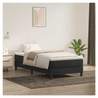 vidaXL Box spring postel s matrací černá 90x220 cm samet