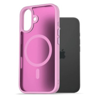 AlzaGuard Matte Case Compatible with Magsafe pro iPhone 16 Plus růžový