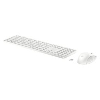 HP 650 Wireless Keyboard & Mouse White - CZ/SK