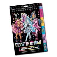 Monster High designérský notes 19x28cm s nálepkami