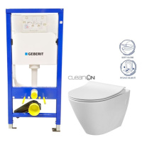 GEBERIT DuofixBasic bez tlačítka + WC CERSANIT CLEANON CITY 458.103.00.1 X CI1