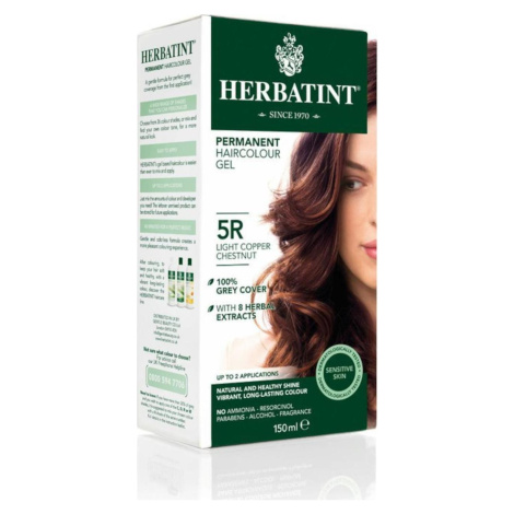 HERBATINT Permanentní barva na vlasy světle měděný kaštan 5R 150 ml