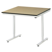 RAU Psací stůl s elektrickým přestavováním výšky, MDF deska, výška 720 - 1120 mm, š x h 10000 x 