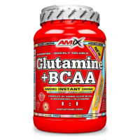 AMIX L-Glutamine + BCAA - powder, Pomeranč, 1000 g