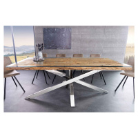 LuxD Designový jídelní stůl Shark 220 cm teak