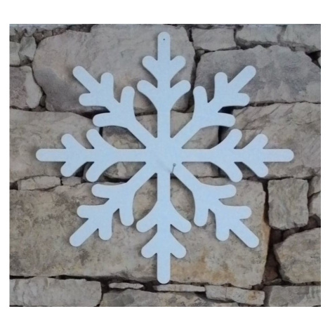 Vánoční ozdoba vločka Wega 50 cm, plast venkovní DecoLED