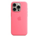 Apple iPhone 15 Pro Silikonový kryt s MagSafe růžový