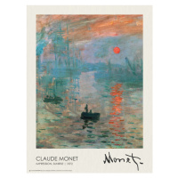 Plakát, Obraz - Impression, Sunrise (1872), Claude Monet, 45 × 60 cm