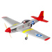 P-51D Mustang 20cc 1.7m ARF červený