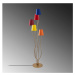 Sofahouse 28636 Designová stojanová lampa Daneil IV 160 cm vícebarevná