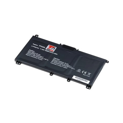 T6 Power pro Hewlett Packard 14T-bp000 serie, Li-Poly, 11,55 V, 3600 mAh (41 Wh), černá