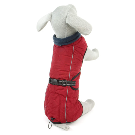 Vsepropejska Pet&Posh outdoorová bunda pro psa Barva: Červená, Délka zad (cm): 55, Obvod hrudník