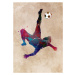 Ilustrace Football Soccer 1, Justyna Jaszke, 30 × 40 cm