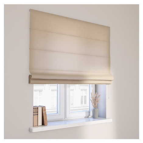 Dekoria Římská roleta Capri, bílá káva, Cotton Panama, 702-47