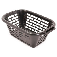 Černý koš na prádlo Addis Rect Laundry Basket, 40 l