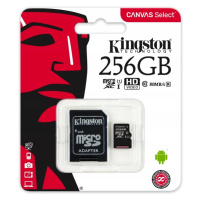 Kingston 256GB Micro Sd SDCS2 Sd Adaptér