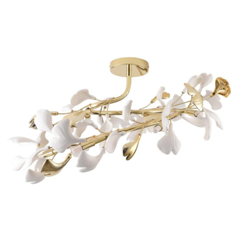 Zuma Line MX2858-6-EGN - Přisazený lustr LEAF 6xG9/42W/230V zlatá MX2858-6-EGN